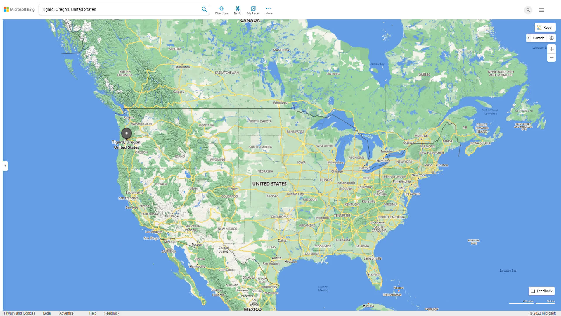 Where is Tigard in the US